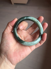 Load image into Gallery viewer, 卖了 61mm Certified Type A 100% Natural forest dark green Jadeite jade bangle BF131-2711
