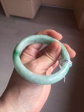 Load image into Gallery viewer, 55.2mm Certified Type A 100% Natural sunny green Jadeite Jade bangle AU6-4440
