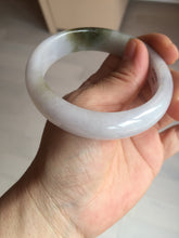 Load image into Gallery viewer, 57.5mm certified Type A 100% Natural dark green purple white Jadeite Jade bangle Y156-3005
