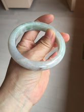 Load image into Gallery viewer, 56.5mm certified 100% natural Type A light green purple red(FU LU SHOU) jadeite jade bangle PC136-9157
