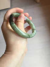 Load image into Gallery viewer, 61mm Certified 100% natural Type A dark green/sunny green/black/red/brown jadeite bangle PD82-9786
