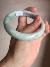 Load image into Gallery viewer, 59mm Certified Type A 100% Natural sunny green purple Jadeite Jade bangle BP38-1181
