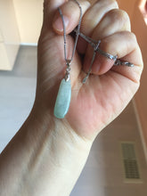 Load image into Gallery viewer, 100% natural type A icy watery sunny green purple dark green blessed melon (福瓜) Jadeite Jade pendant group PC124 Add on item. Not sale alone.
