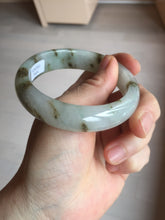 Load image into Gallery viewer, 57mm Certified type A 100% Natural icy watery light green brown The illusionary world Jadeite bangle BL116-9434
