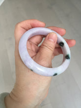 Load image into Gallery viewer, SOld! pleae don&#39;t order. Thanks. 55mm certified 100% natural type A sunny green/purple jadeite jade bangle BN86-8721
