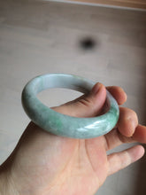 Load image into Gallery viewer, 56.4mm certificated Type A 100% Natural sunny green Jadeite Jade bangle Z129-2352
