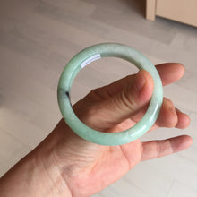 Load image into Gallery viewer, 54mm Certified Type A 100% Natural apple green dark green Jadeite Jade bangle BM23-0236
