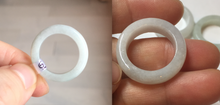 Load image into Gallery viewer, Size 3 1/4 -8 1/4 100% natural type A sunny green/purple jadeite jade band ring group PB122
