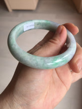 Load image into Gallery viewer, 59mm Certified Type A 100% Natural sunny green purple Jadeite Jade bangle BP40-1180
