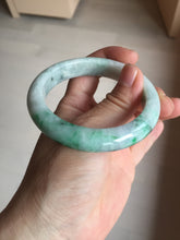 Load image into Gallery viewer, 54.6mm certified Type A 100% Natural sunny green white purple Jadeite Jade bangle BQ46-4148
