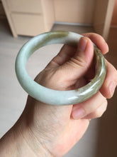 Load image into Gallery viewer, 59.2mm certified Type A 100% Natural green brown pink Jadeite Jade bangle BL120-9433
