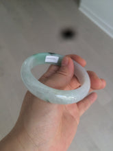 Load image into Gallery viewer, 55.6mm Certified type A 100% Natural icy watery light green Jadeite bangle AY24-1699
