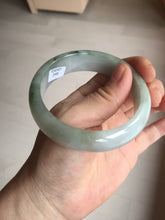 Load image into Gallery viewer, 57.5mm Certified 100% natural Type A dark green white gray chubby jadeite jade bangle AD118-2998
