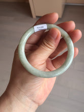 Load image into Gallery viewer, 52mm certified 100% natural Type A light green round cut jadeite jade bangle BS7-9561
