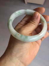 Load image into Gallery viewer, 57.5mm certificated Type A 100% Natural light green/red/brown Jadeite Jade bangle Y165-7275
