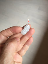 Load image into Gallery viewer, 100% natural type A icy watery jadeite jade sunny green/white/purple/yellow 3D PiXiu (貔貅) pendant necklace PC29
