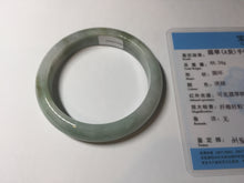 Load image into Gallery viewer, 54.7mm Certified Type A 100% Natural green Jadeite Jade bangle AU48-0237
