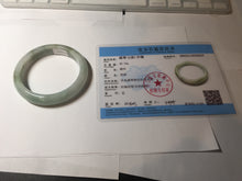 Load image into Gallery viewer, 54.7mm Certified Type A 100% Natural green Jadeite Jade bangle AU48-0237
