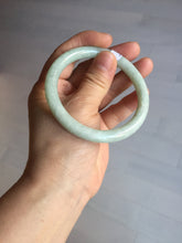 Load image into Gallery viewer, 56mm Certified Type A 100% Natural light green round cut Jadeite Jade bangle F137-8174
