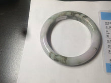 Load image into Gallery viewer, 58.8mm Certified Type A 100% Natural green/purple/brown Jadeite Jade bangle C86-5287
