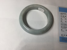 Load image into Gallery viewer, 56.3mm certified 100% natural Type A light green chubby jadeite jade bangle BK24-4402
