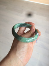 Load image into Gallery viewer, 55.5mm certified 100% natural Type A dark green/sunny green  jadeite jade bangle AX5-2839
