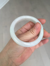 Load image into Gallery viewer, 53.2mm certificated Type A 100% Natural sunny green white(白底青) Jadeite Jade bangle BN74-3873
