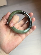 Load image into Gallery viewer, 58.5mm Certified 100% natural Type A dark green/black/brown jadeite bangle PD33-9778
