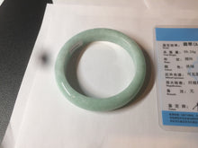 Load image into Gallery viewer, 56.6mm Certified Type A 100% Natural green Jadeite Jade bangle w94-2833
