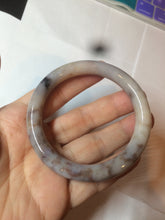 Load image into Gallery viewer, 52.5mm 100% natural beige brown gray beige round cut Coral Jade (珊瑚玉) bangle SY65
