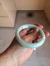 Load image into Gallery viewer, 56.6mm Certified Type A 100% Natural green Jadeite Jade bangle w94-2833
