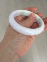 Load image into Gallery viewer, 56.9mm certified Type A 100% Natural sunny green/purple/white(白底青) Jadeite Jade bangle BF140-4079
