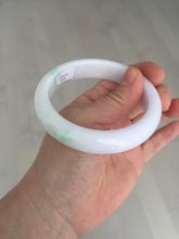 Load image into Gallery viewer, 56.9mm certified Type A 100% Natural sunny green/purple/white(白底青) Jadeite Jade bangle BF140-4079
