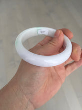 Load image into Gallery viewer, 56.9mm certified Type A 100% Natural sunny green/purple/white(白底青) Jadeite Jade bangle BF140-4079
