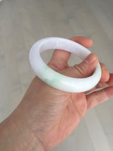 Load image into Gallery viewer, 56.9mm certified Type A 100% Natural sunny green/purple/white(白底青) Jadeite Jade bangle BF140-4079
