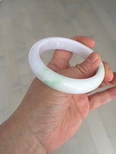 Load image into Gallery viewer, 56.9mm certified Type A 100% Natural sunny green/purple/white(白底青) Jadeite Jade bangle BF140-4079
