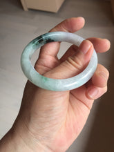 Load image into Gallery viewer, 51.5mm certified Type A 100% Natural sunny green purple oval Jadeite Jade bangle BN43-5137
