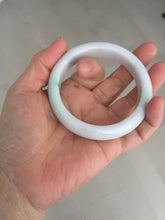 Load image into Gallery viewer, 56.5mm certified Type A 100% Natural sunny green/purple/white(白底青) Jadeite Jade bangle BF139-4075
