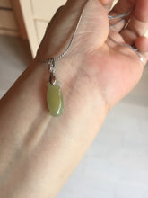 Load image into Gallery viewer, 100% natural type An icy watery light purple green white blessed melon 福瓜) Jadeite Jade pendant group BP58
