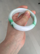 Load image into Gallery viewer, 卖了  57mm certified Type A 100% Natural sunny green/purple/white(白底青) Jadeite Jade bangle BF138-4073
