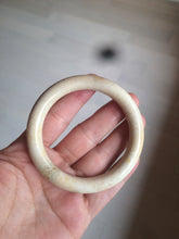 Load image into Gallery viewer, 53.8mm 100% natural beige yellow pink Coral Jade (珊瑚玉) bangle XY63
