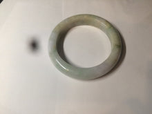 Load image into Gallery viewer, 55.7mm Certified 100% natural Type A light green/purple/yellow (FU LU SHOU) jadeite jade bangle AM80-5347
