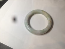 Load image into Gallery viewer, 55.7mm Certified 100% natural Type A light green/purple/yellow (FU LU SHOU) jadeite jade bangle AM80-5347
