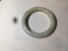 Load image into Gallery viewer, 55.7mm Certified 100% natural Type A light green/purple/yellow (FU LU SHOU) jadeite jade bangle AM80-5347
