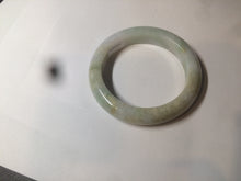 Load image into Gallery viewer, 55.7mm Certified 100% natural Type A light green/purple/yellow (FU LU SHOU) jadeite jade bangle AM80-5347
