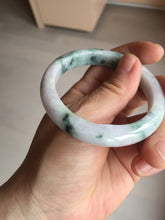 Load image into Gallery viewer, 53.5mm Certified type A 100% Natural sunny green/purple/yellow(Fu LU SHOU) Jadeite bangle BN42-5128
