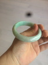 Load image into Gallery viewer, 55.7mm 100% natural Type A sunny green/brown/white jadeite jade bangle AX46-2830
