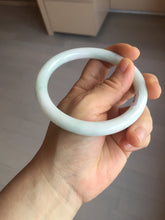 Load image into Gallery viewer, 62.9mm certified 100% natural Type A light green round cut jadeite jade bangle BS14-9566
