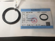 Load image into Gallery viewer, 55.5mm Certified Type A 100% Natural black (Wuji) slim round cut Jadeite Jade bangle PC43-2572
