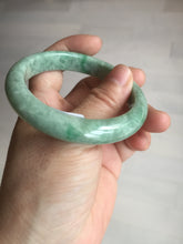 Load image into Gallery viewer, 55.5mm Certified 100% natural Type A sunny green brown jadeite jade bangle BQ18-5460
